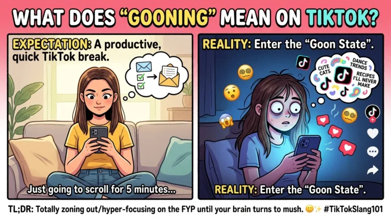 Gooning Meaning TikTok