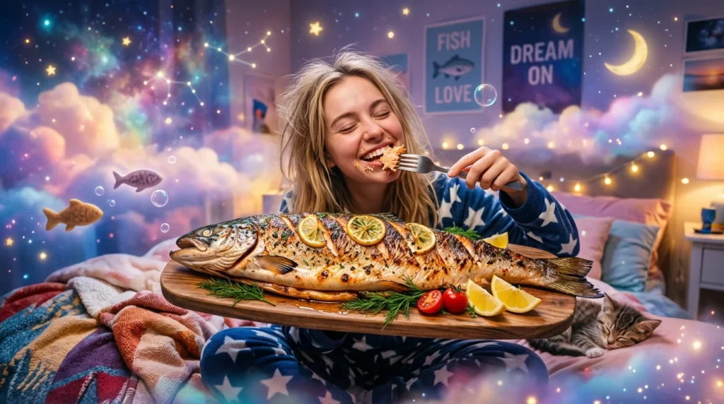 dream about eating fish