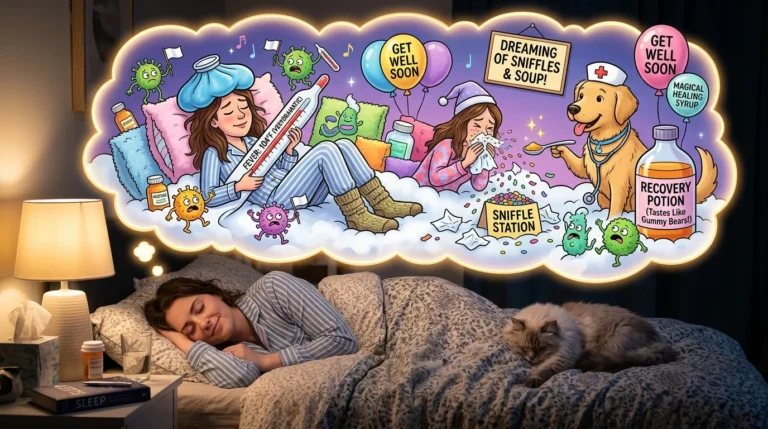 dreaming of being sick