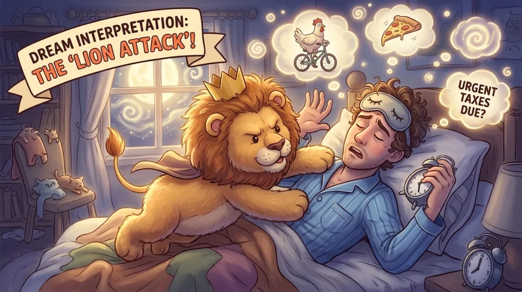 dreams about lion attacking