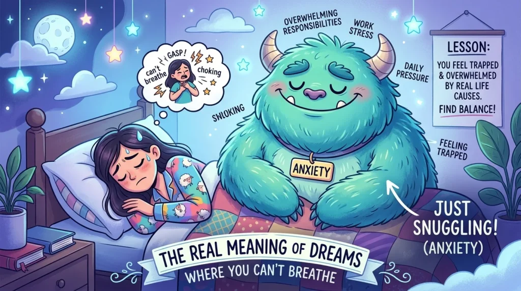 dreams about not being able breathe