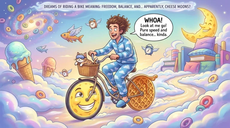 dreams of riding a bike