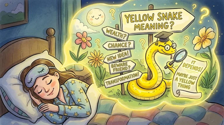 yellow snake dream